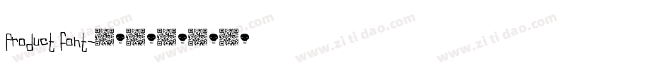 product font字体转换